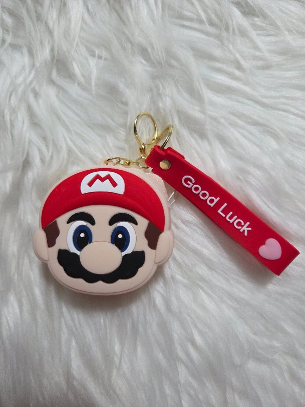 Super Mario Coin Purse Keychain